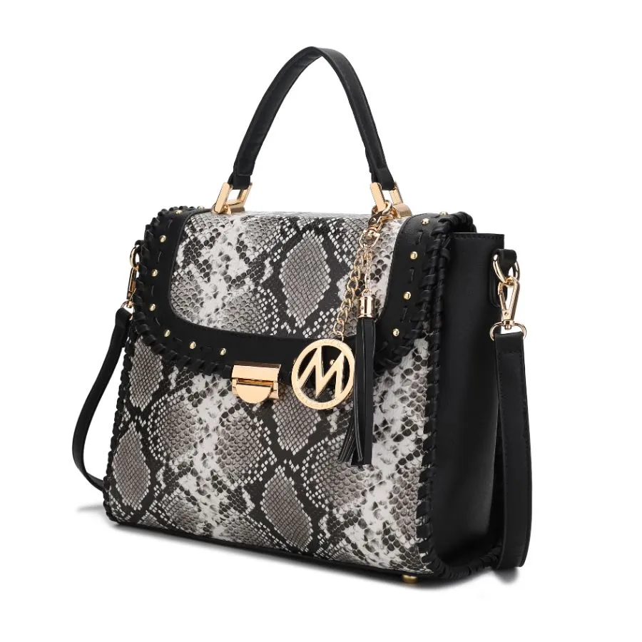 Lilli Vegan Leather Satchel Handbag
