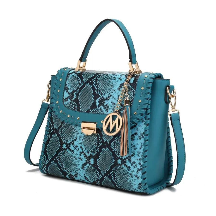 Lilli Vegan Leather Satchel Handbag
