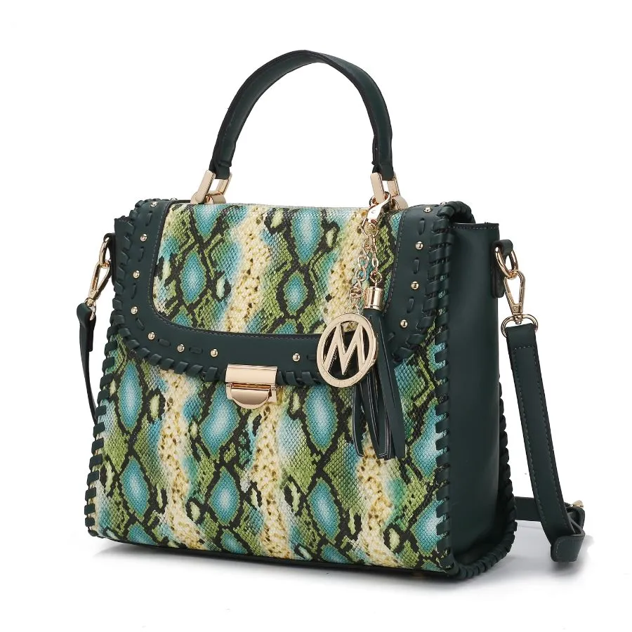 Lilli Vegan Leather Satchel Handbag