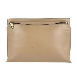 Loewe Anagram Leather Clutch Bag (Pre-Owned)