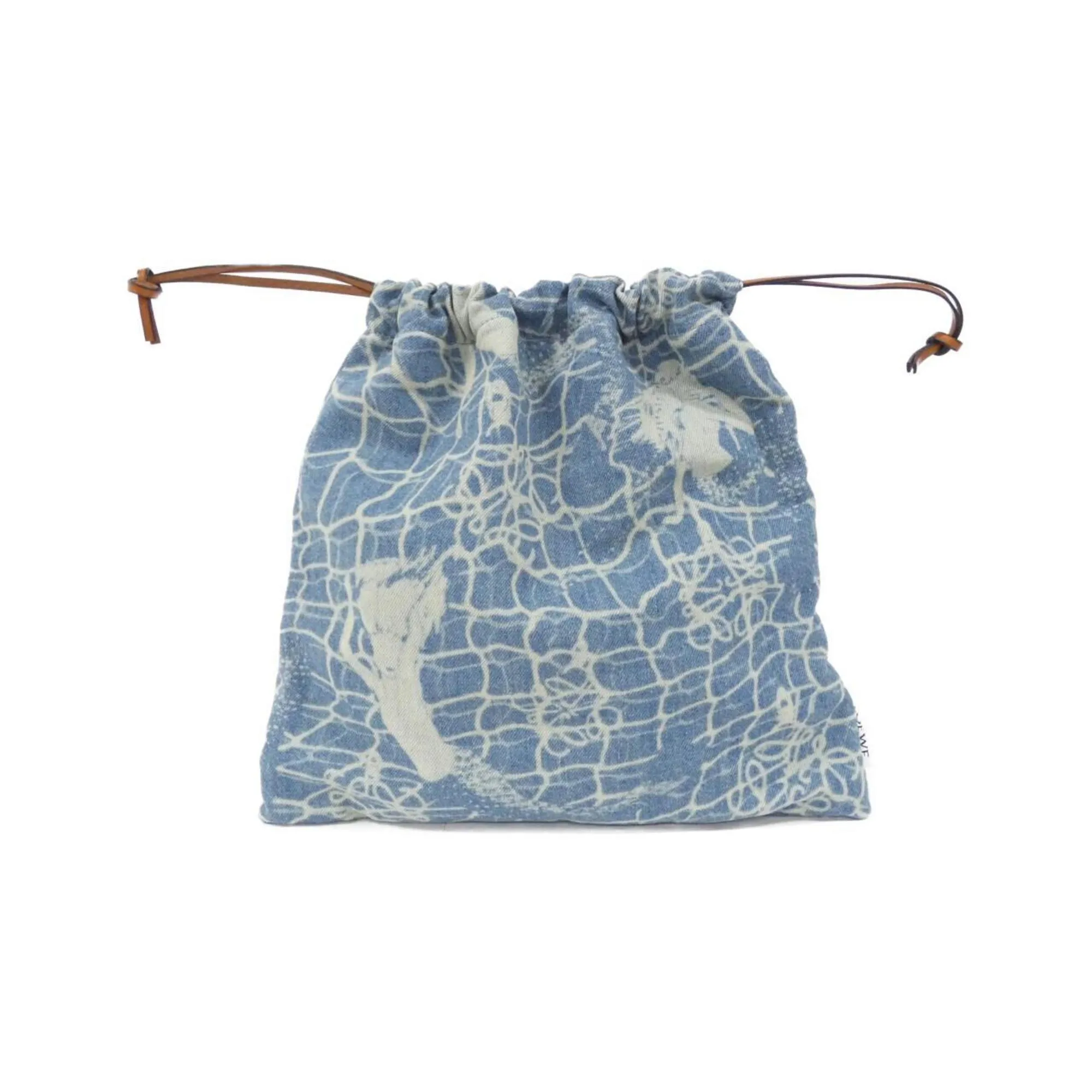 Loewe blue Leather Pouch (Pre-Owned)