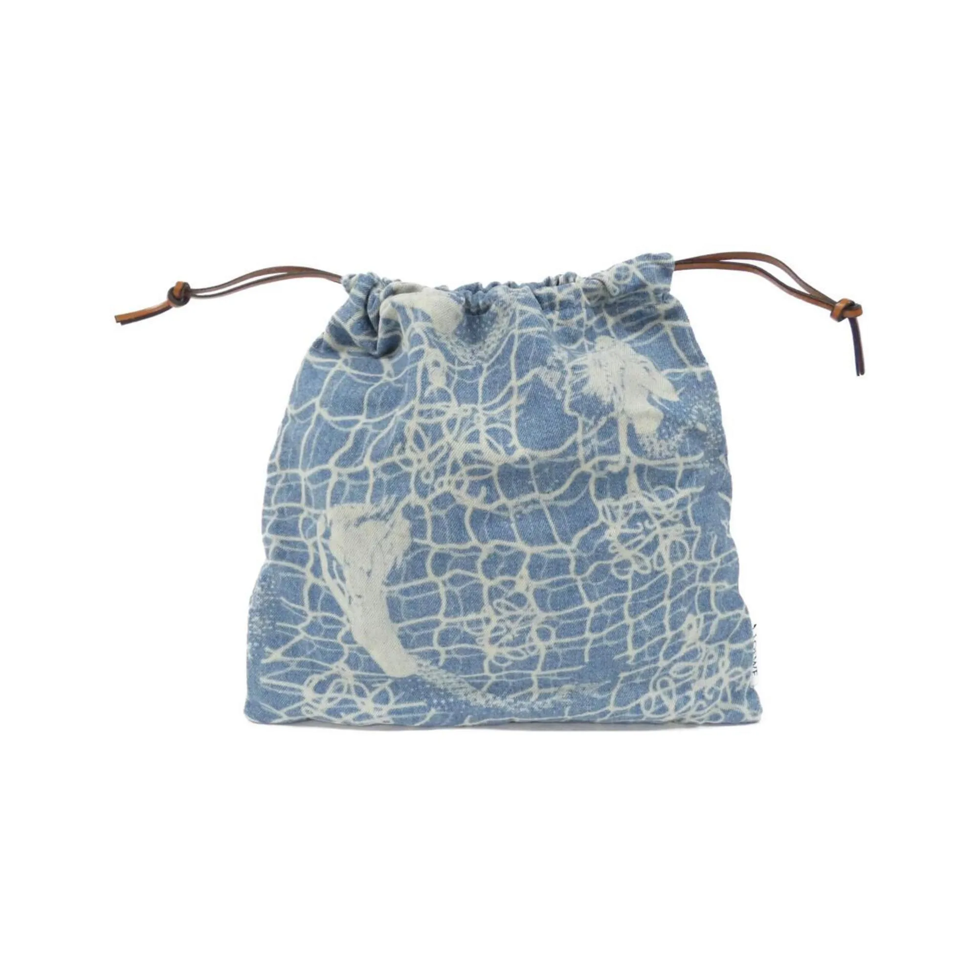 Loewe blue Leather Pouch (Pre-Owned)
