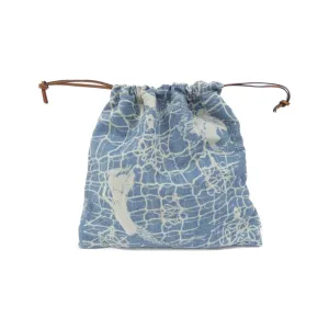 Loewe blue Leather Pouch (Pre-Owned)