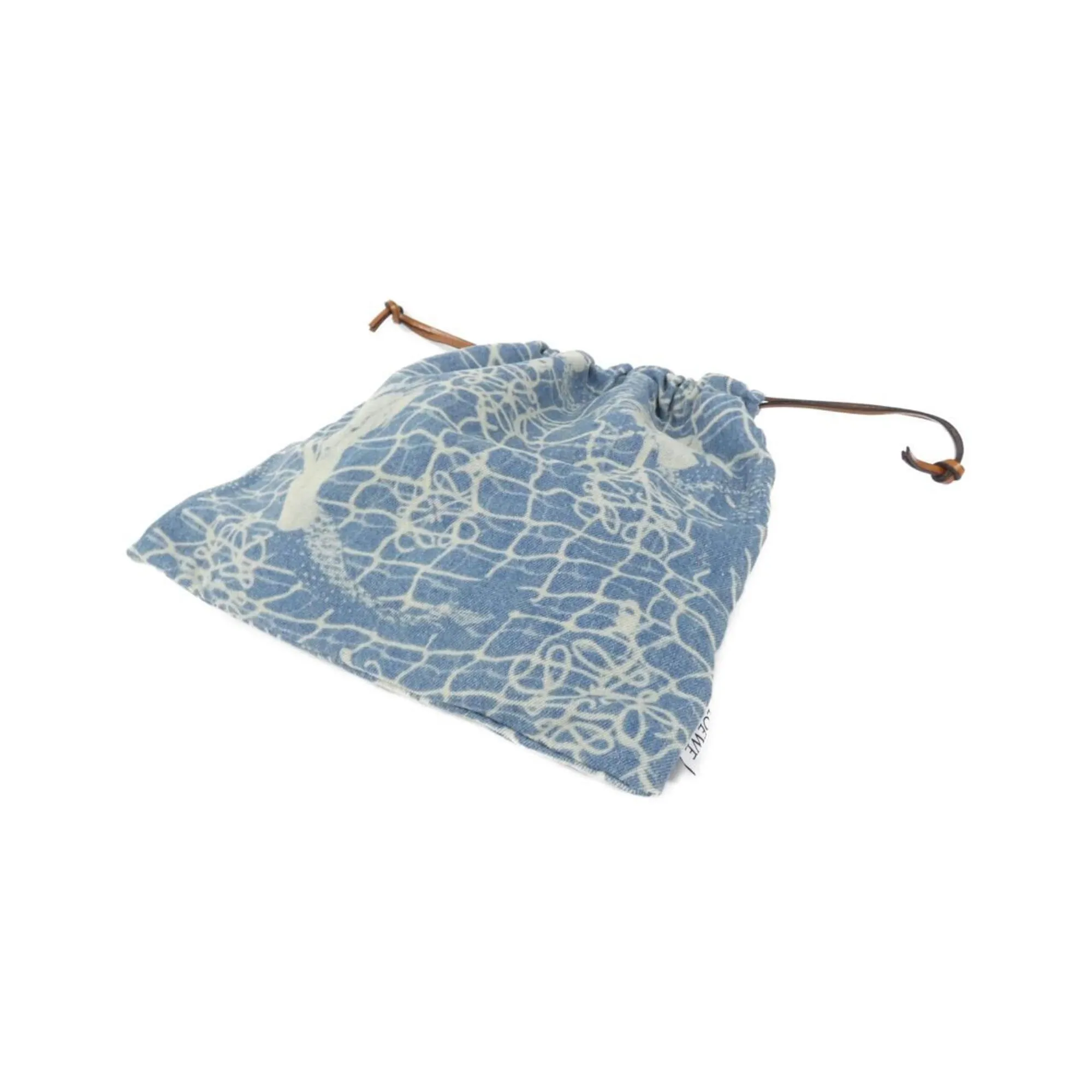 Loewe blue Leather Pouch (Pre-Owned)