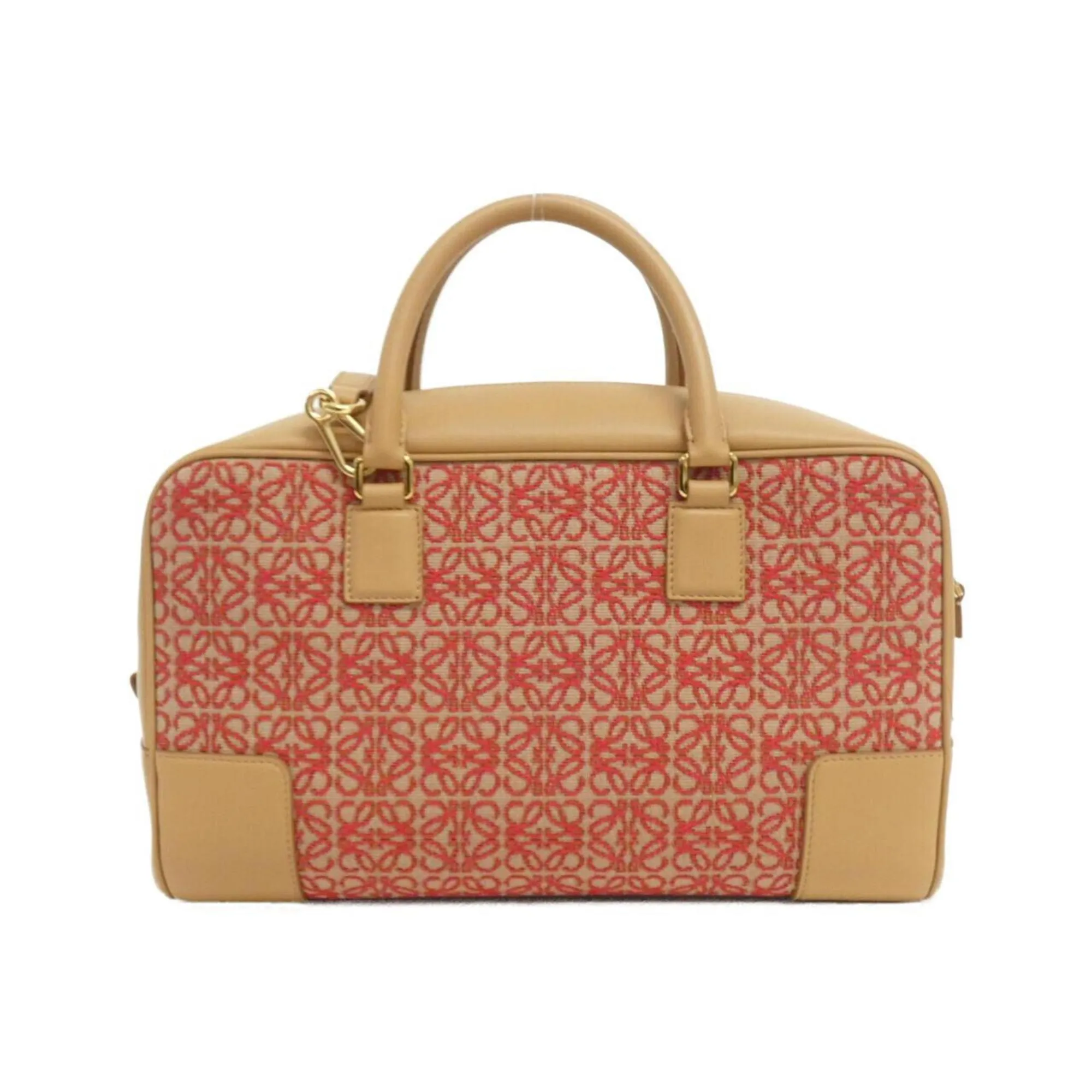 Loewe Canvas Leather Handbag (Pre-Owned)