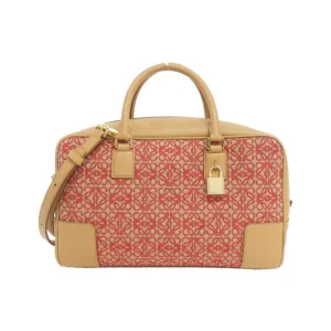 Loewe Canvas Leather Handbag (Pre-Owned)