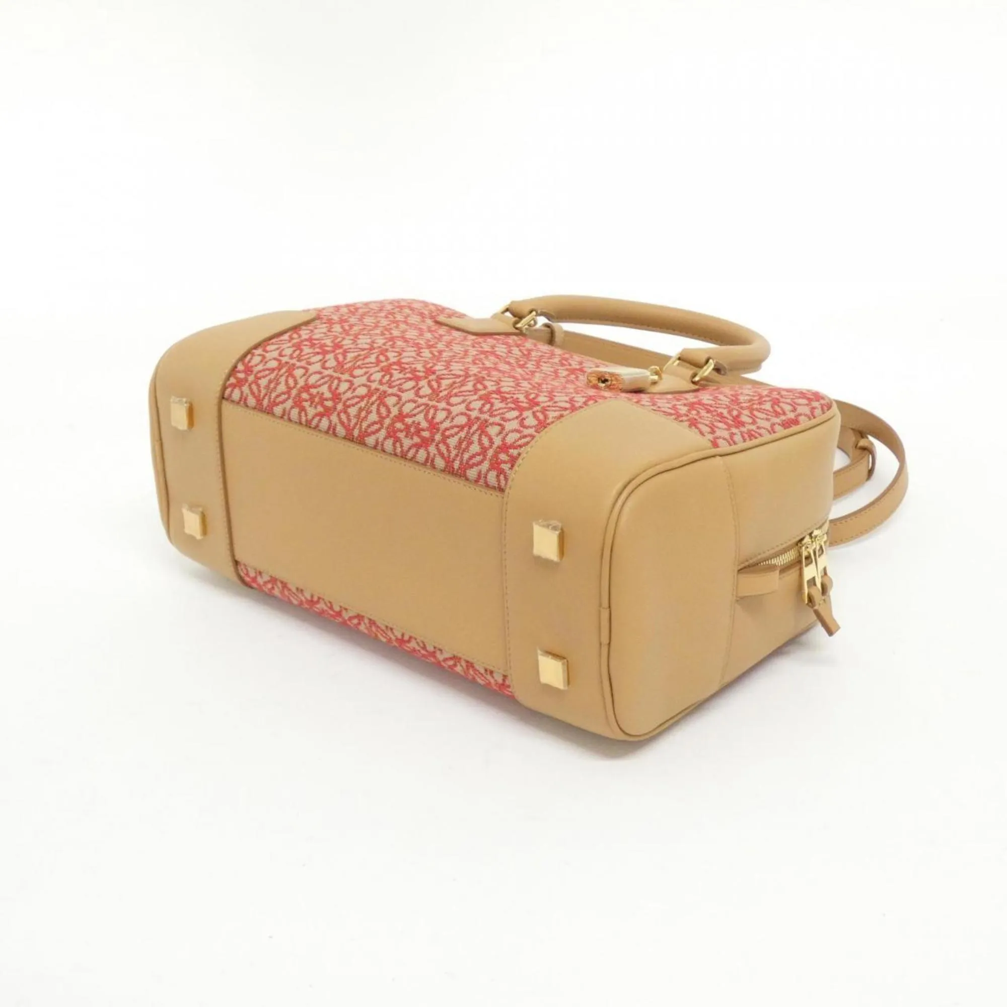Loewe Canvas Leather Handbag (Pre-Owned)