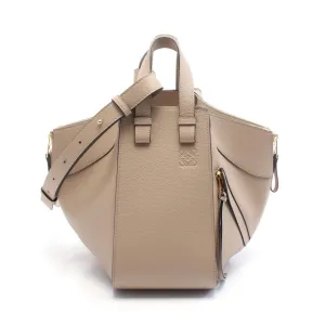 Loewe Hammock Small Leather Handbag Beige