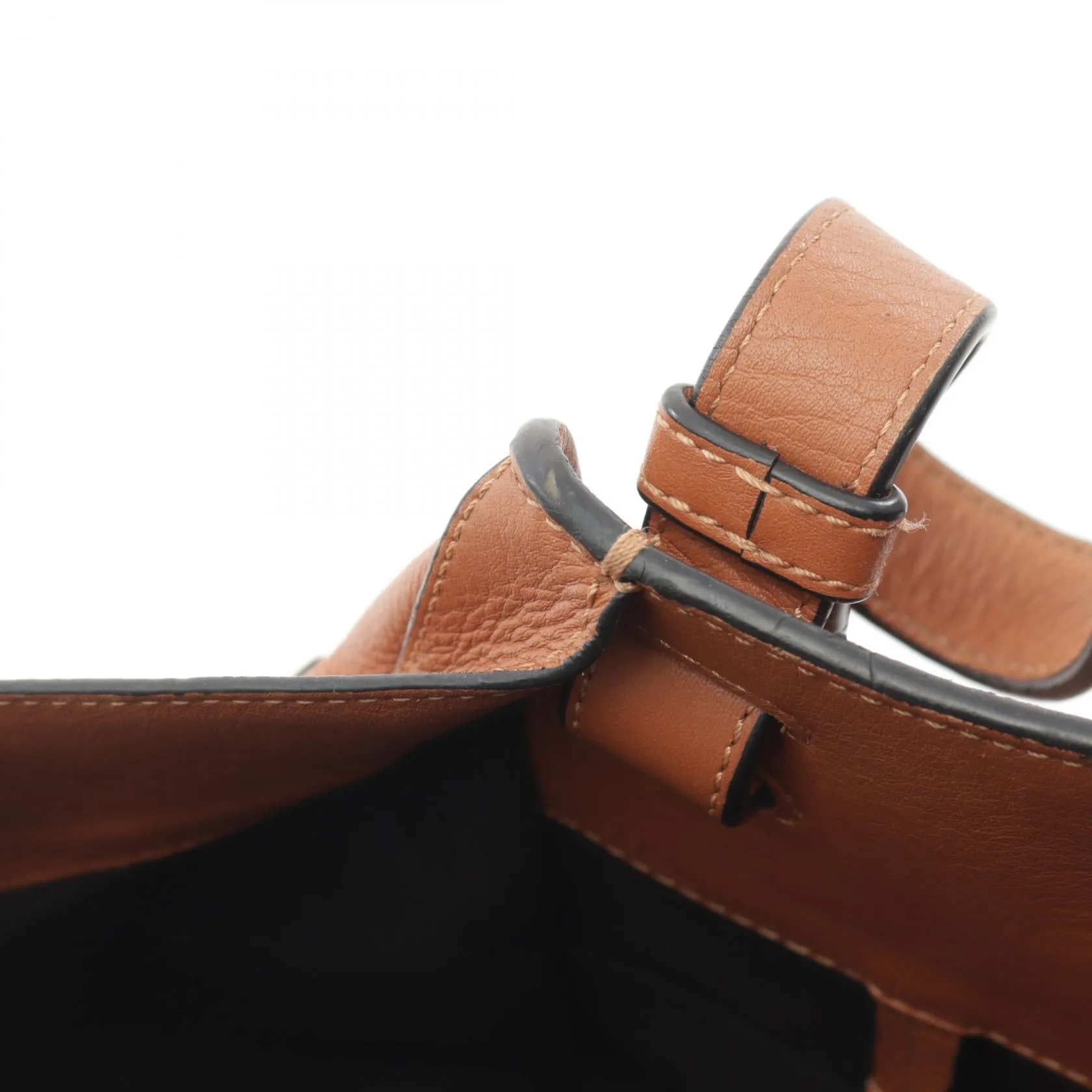 Loewe Hammock Small Leather Handbag Brown