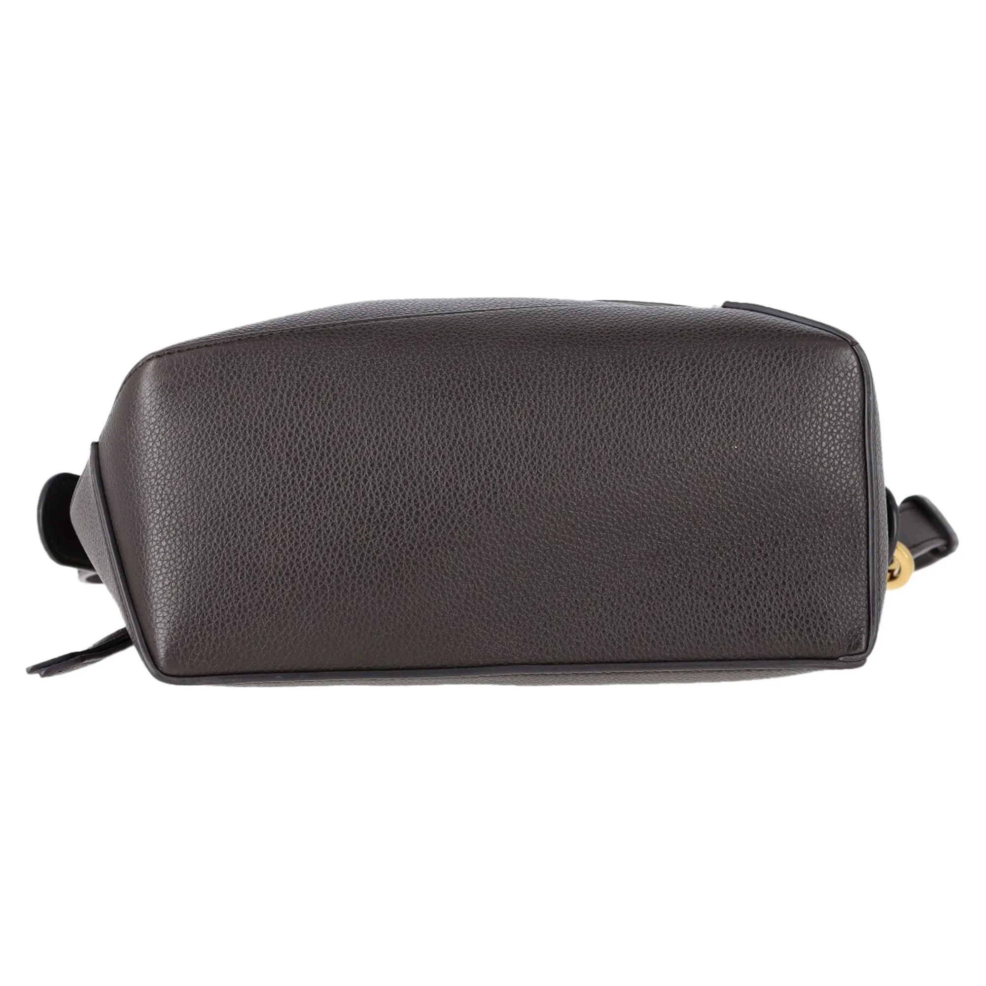 Loewe Large Puzzle Top Handle Bag in Black Calfskin Leather
