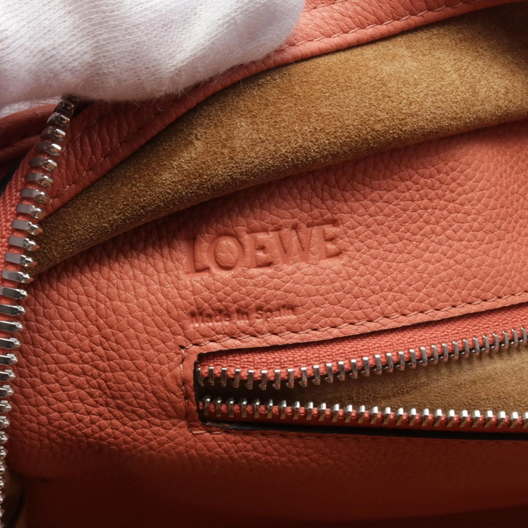 Loewe Leather Amazona 28 Handbag Pink