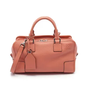Loewe Leather Amazona 28 Handbag Pink