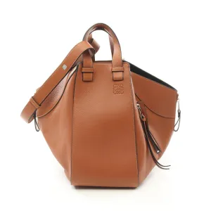 Loewe Leather Hammock Medium Handbag Brown