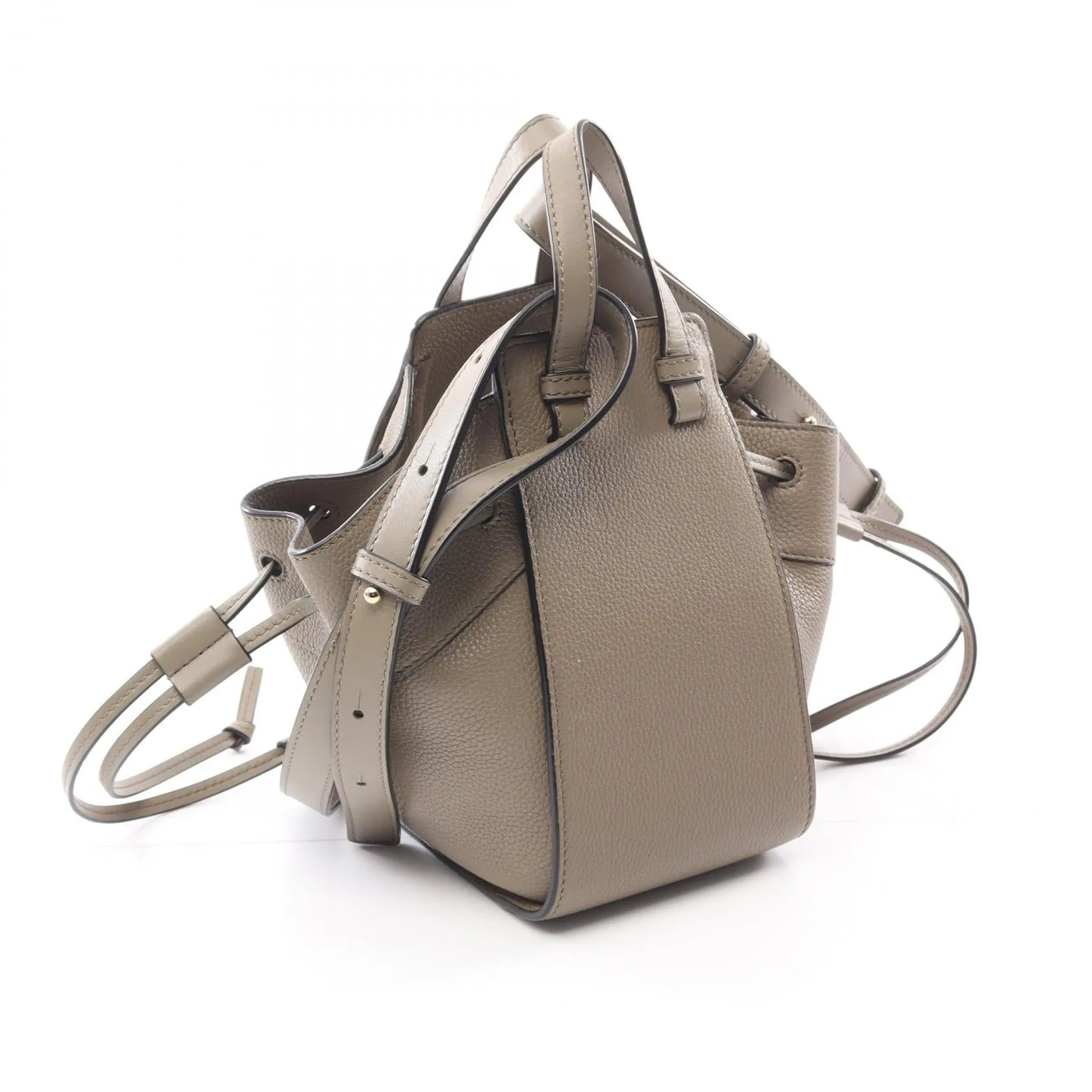 Loewe Leather Hammock Mini Drawstring Handbag