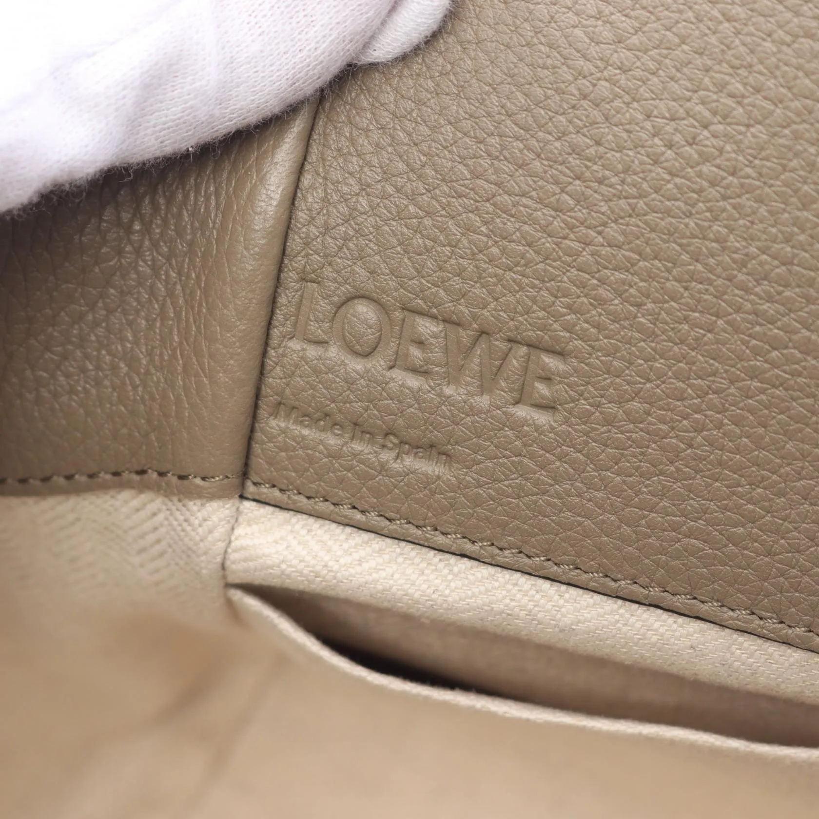 Loewe Leather Hammock Mini Drawstring Handbag