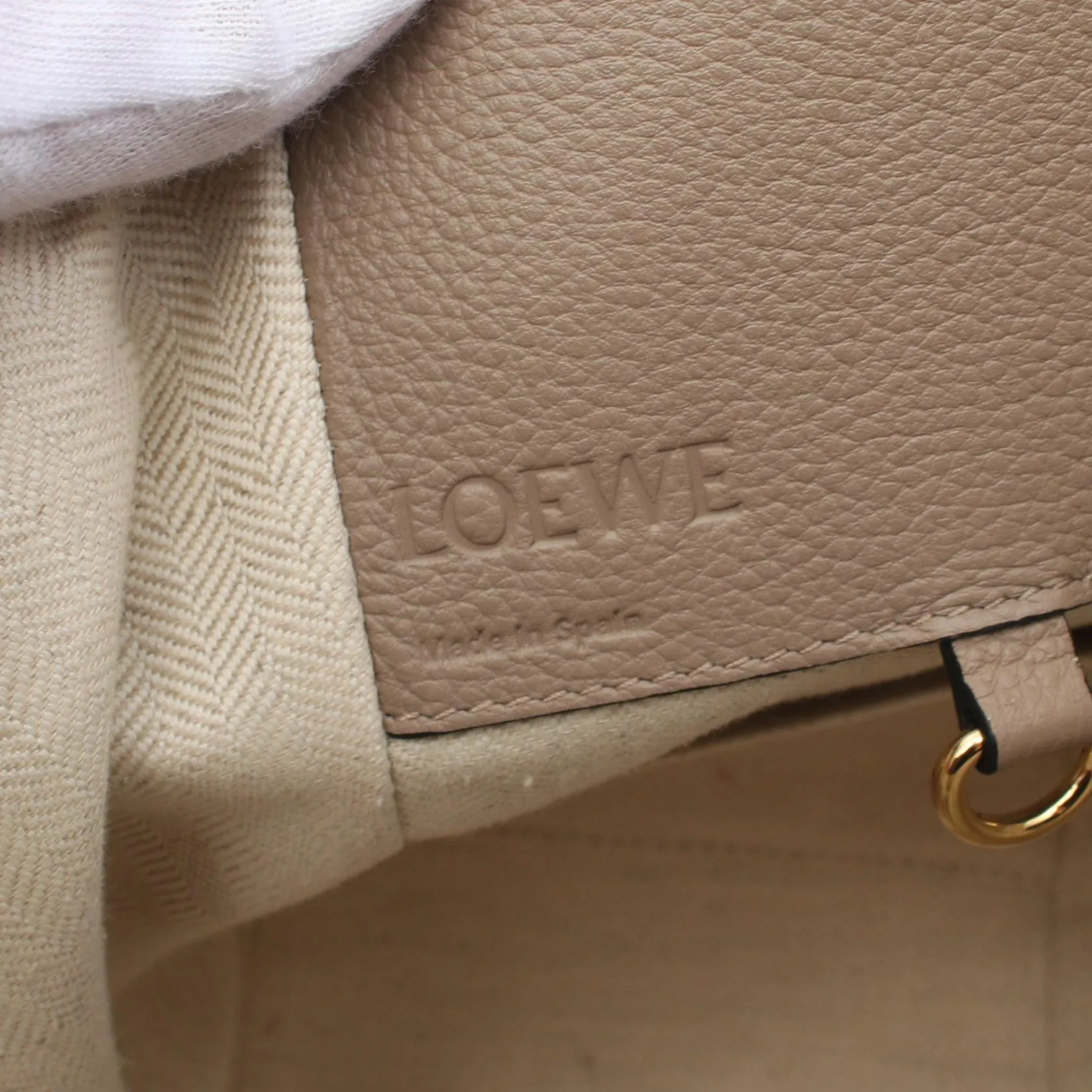 Loewe Leather Hammock Small Handbag