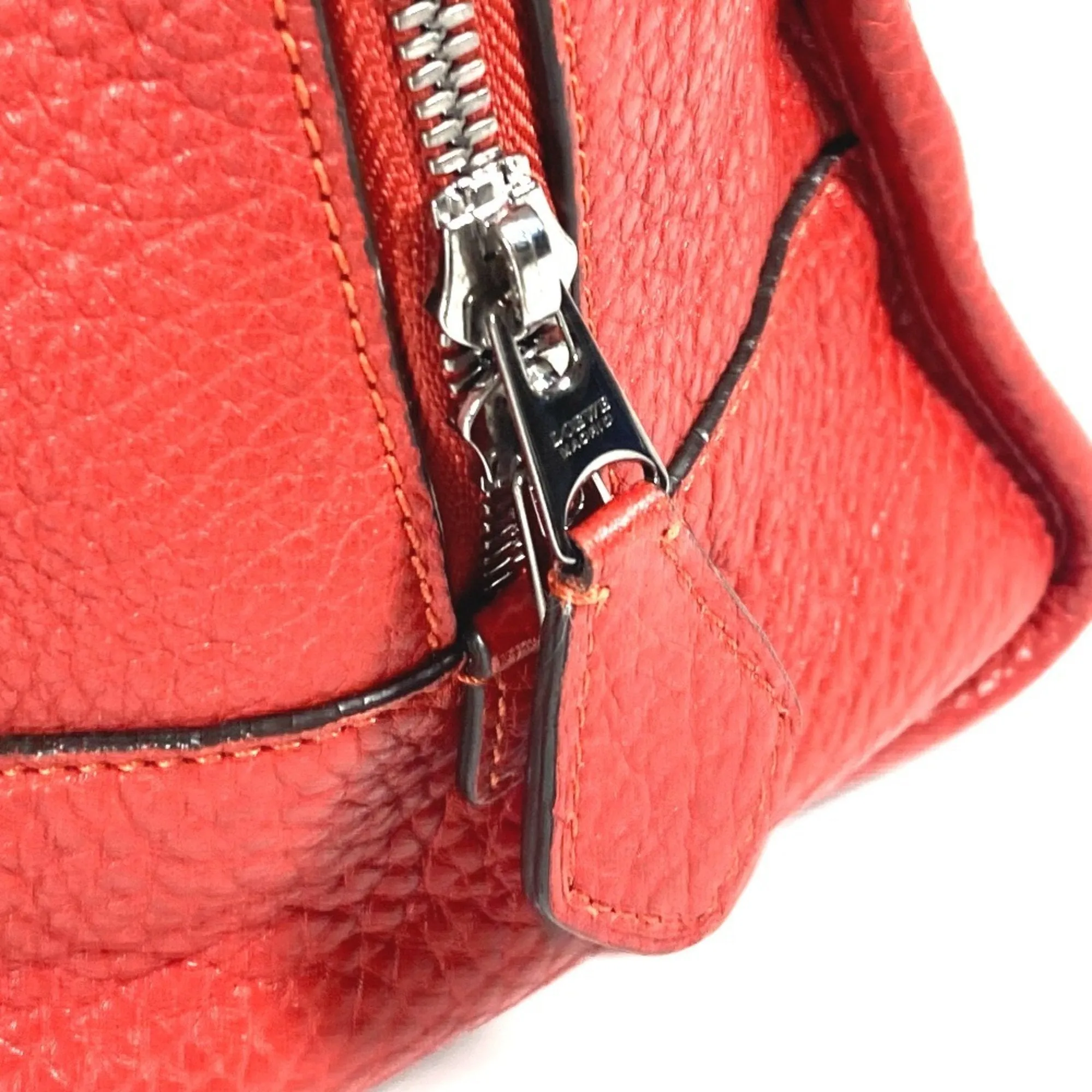 Loewe Leather Handbag Shoulder Bag Tote Bag (Pre-Owned)