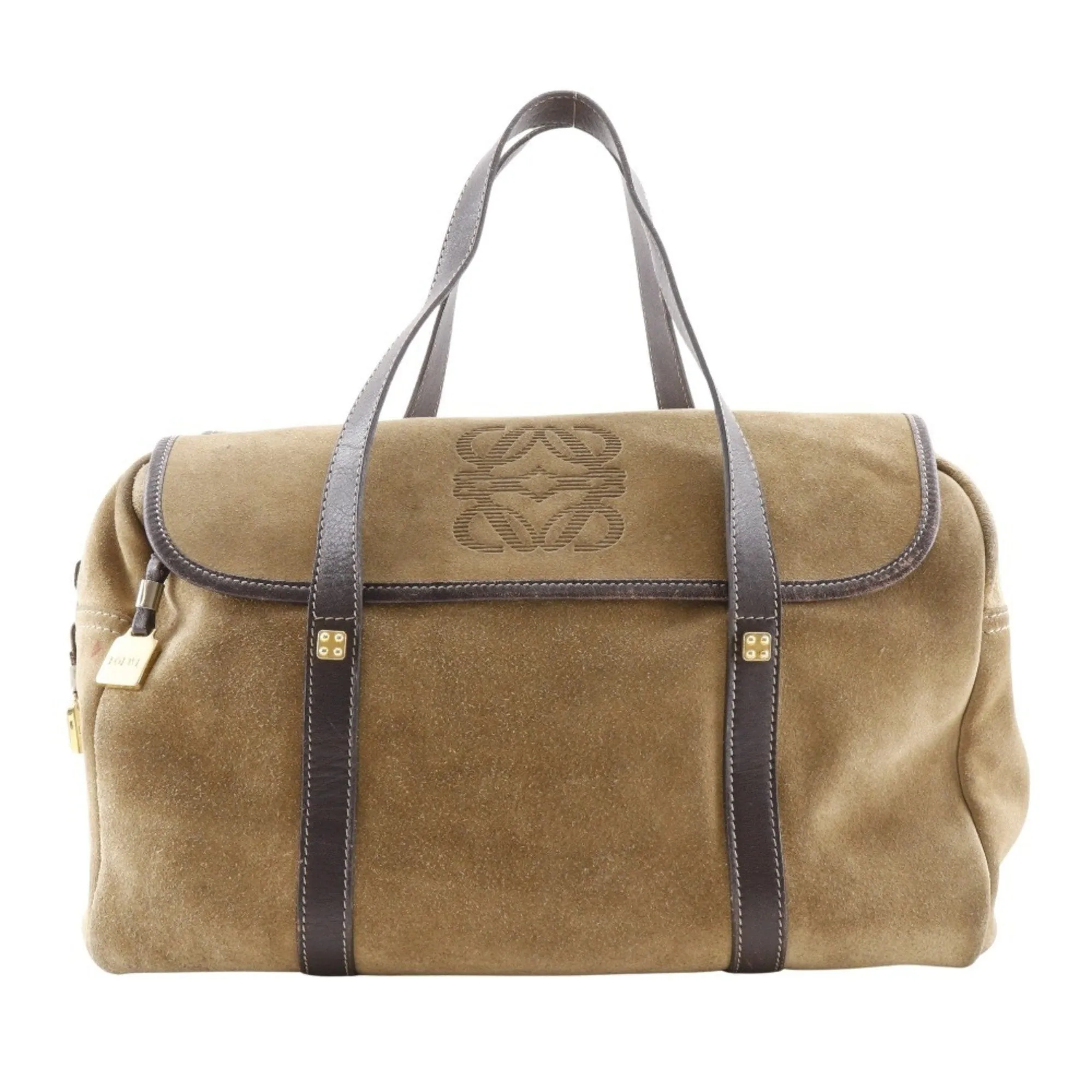 Loewe Suede Handbag (Pre-Owned)