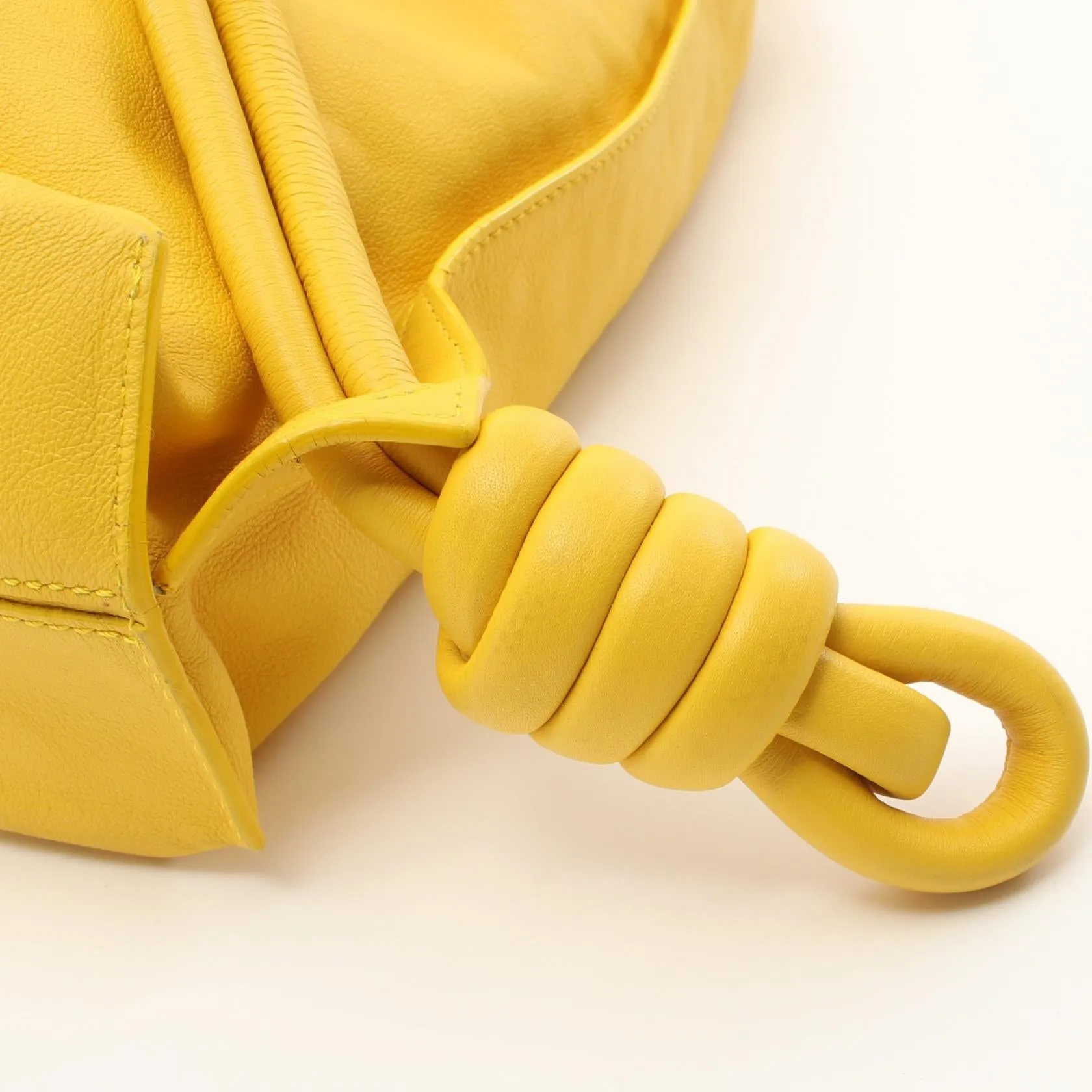 Loewe YAGO Anagram Leather Backpack Yellow