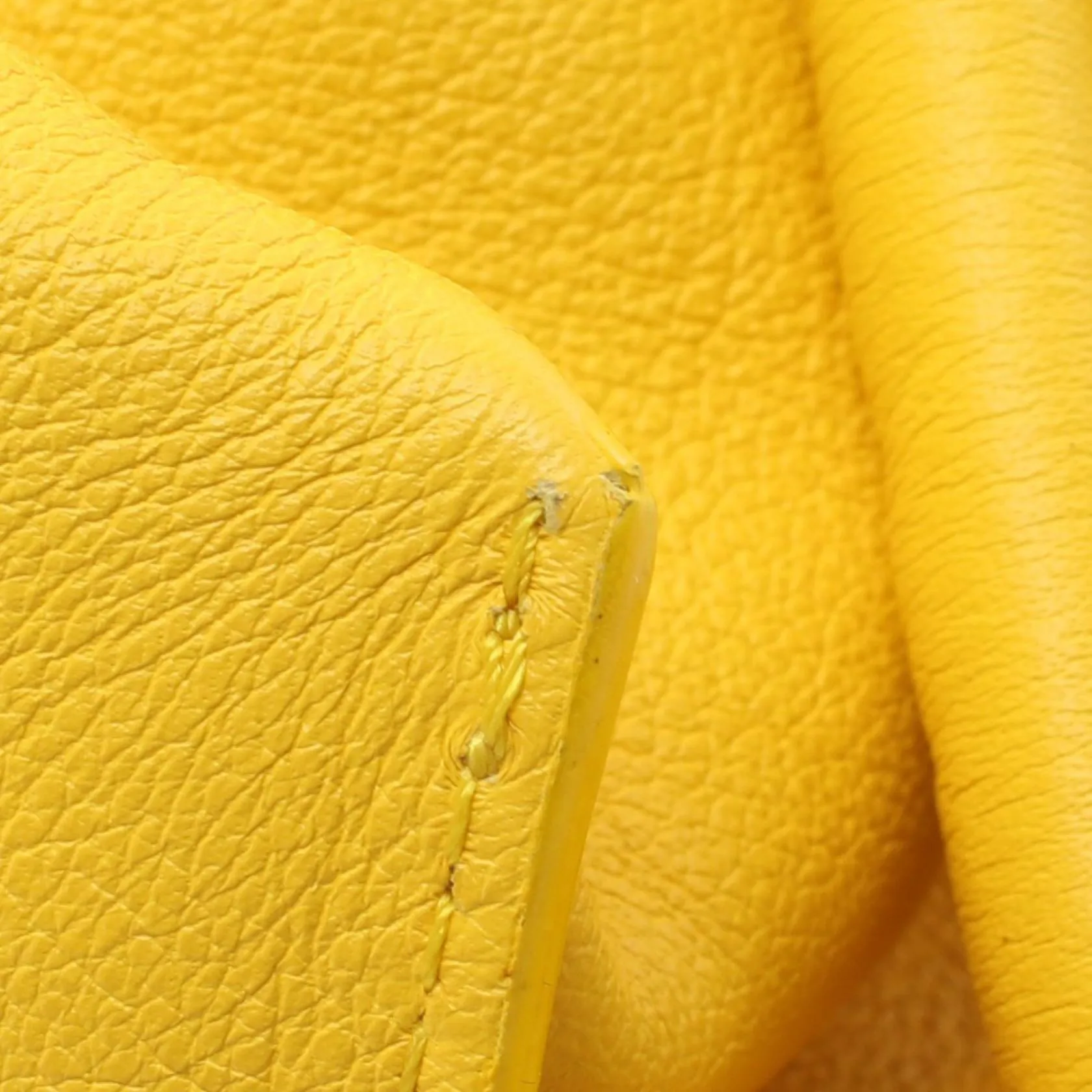 Loewe YAGO Anagram Leather Backpack Yellow