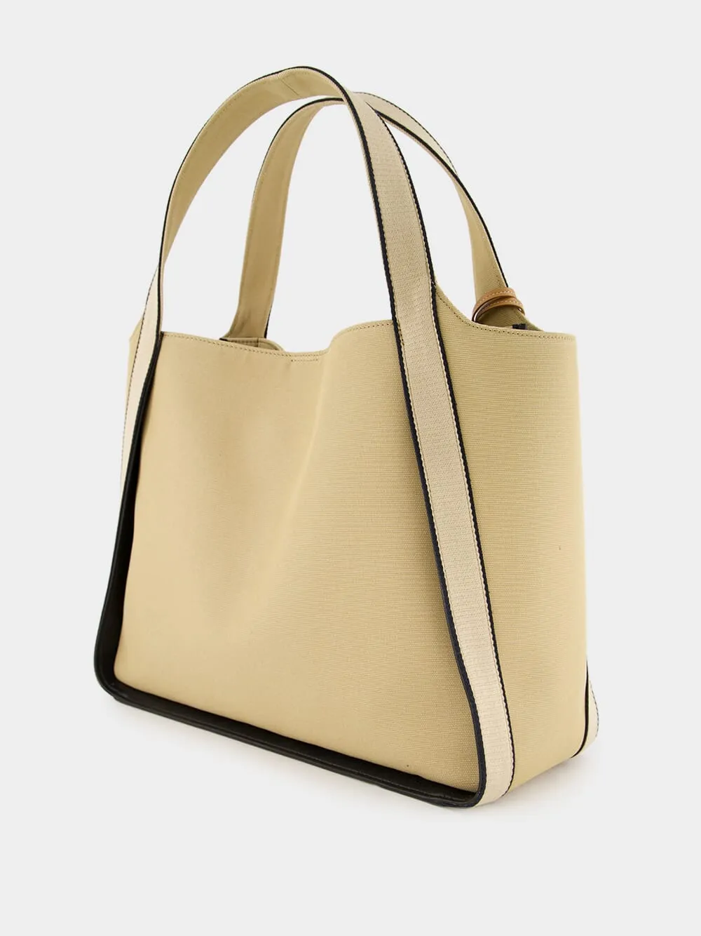 Logo Bananatex Canvas Beige Tote Bag