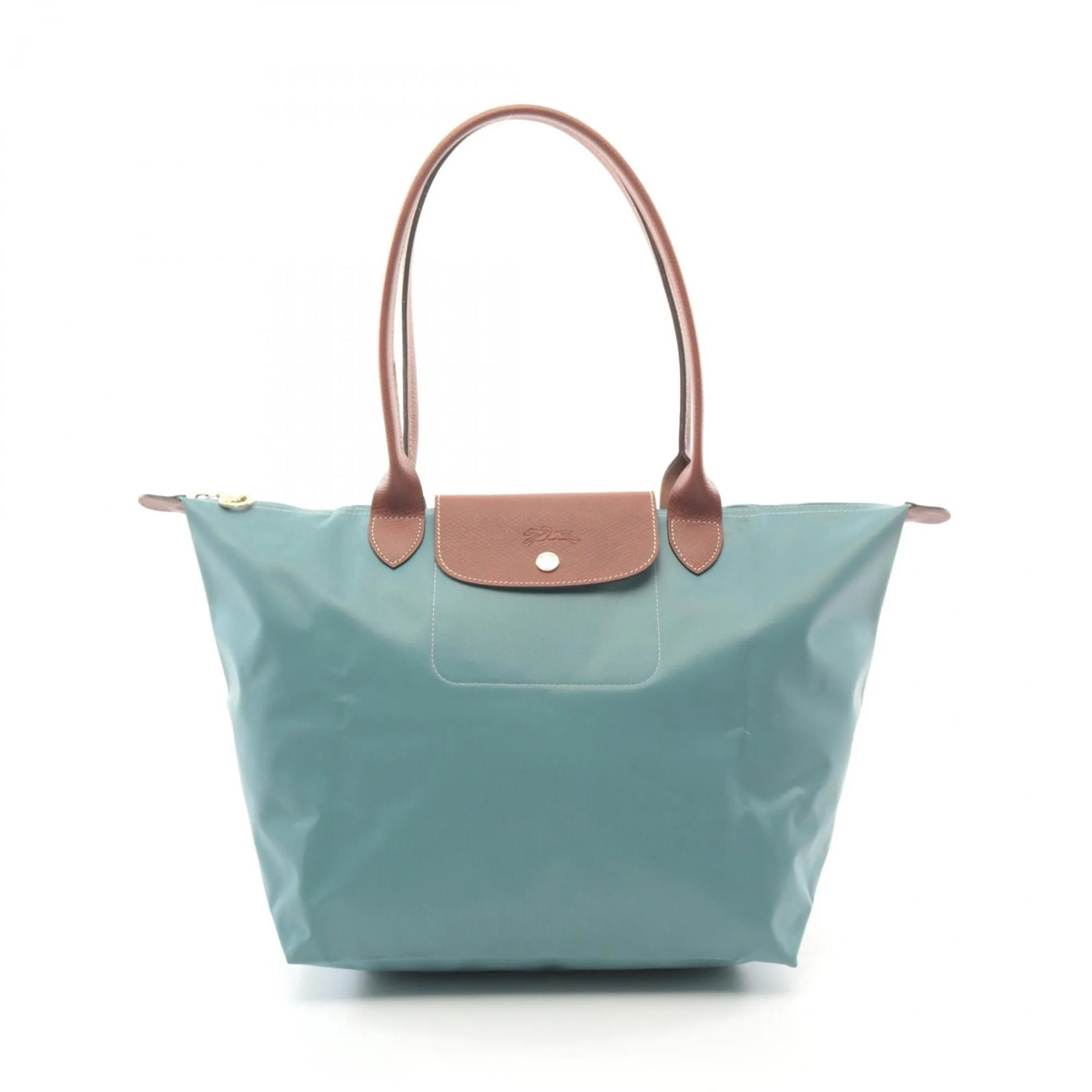 Longchamp Le Pliage  Canvas Leather Tote Bag
