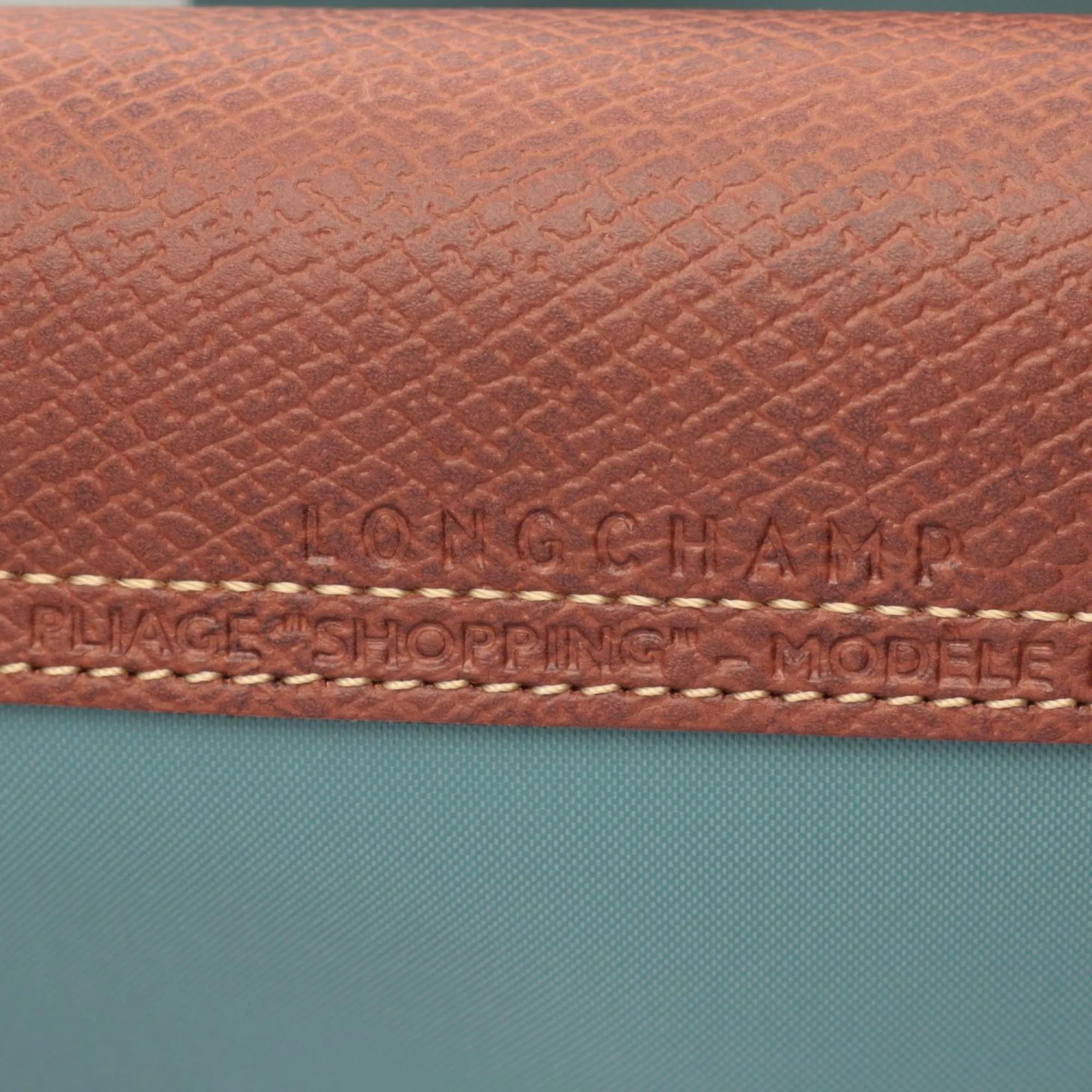Longchamp Le Pliage  Canvas Leather Tote Bag