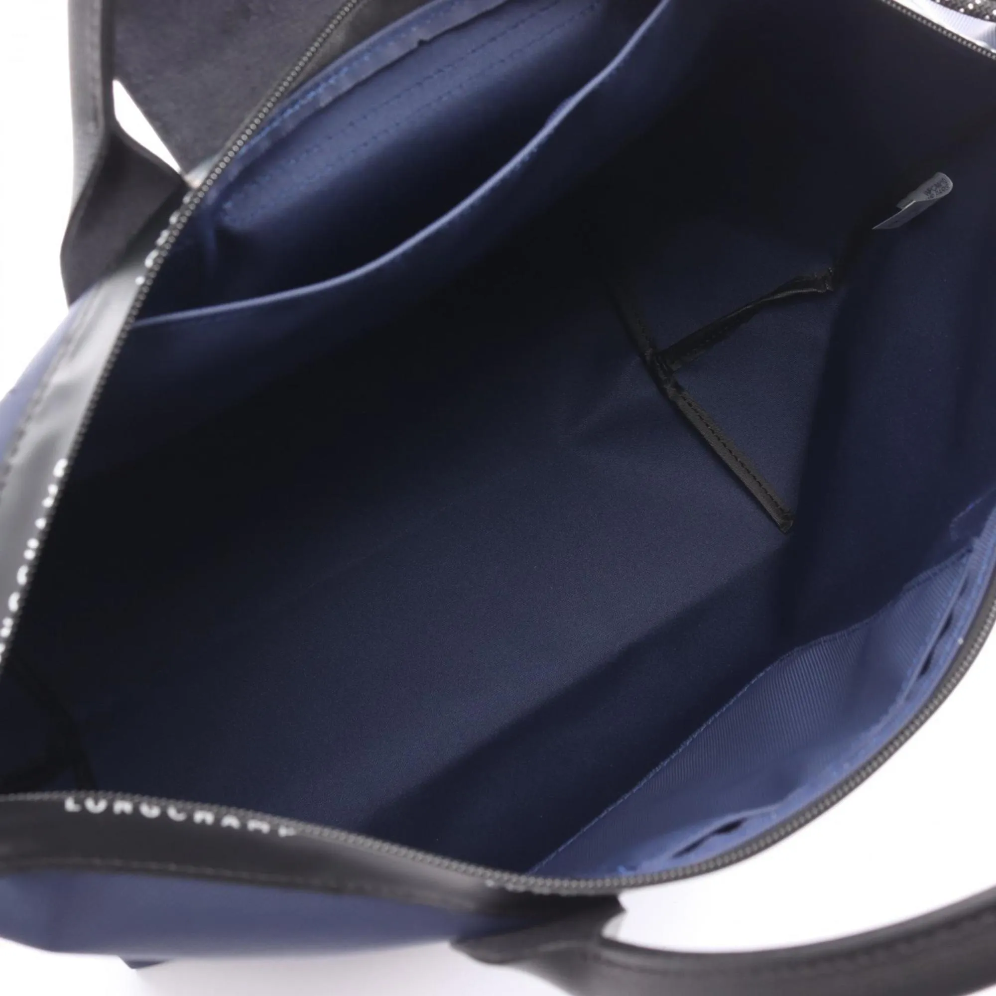 Longchamp Le Pliage  Navy Leather Polyamide Handbag