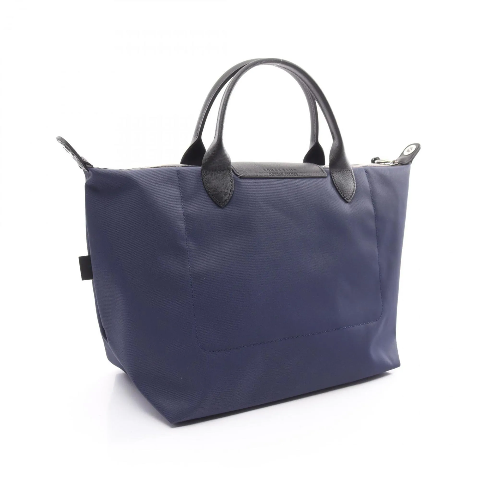 Longchamp Le Pliage  Navy Leather Polyamide Handbag