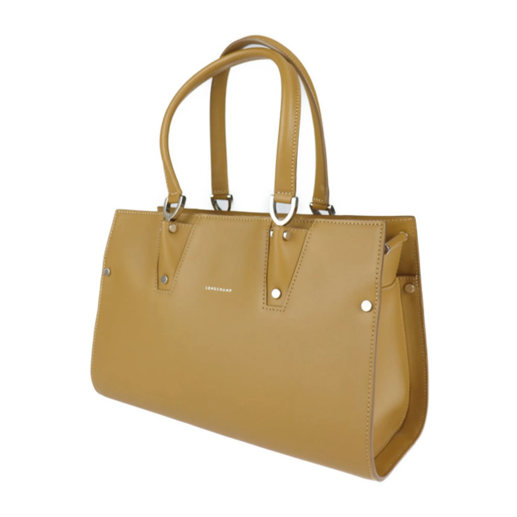 Longchamp  Leather Handbag (Pre-Owned)