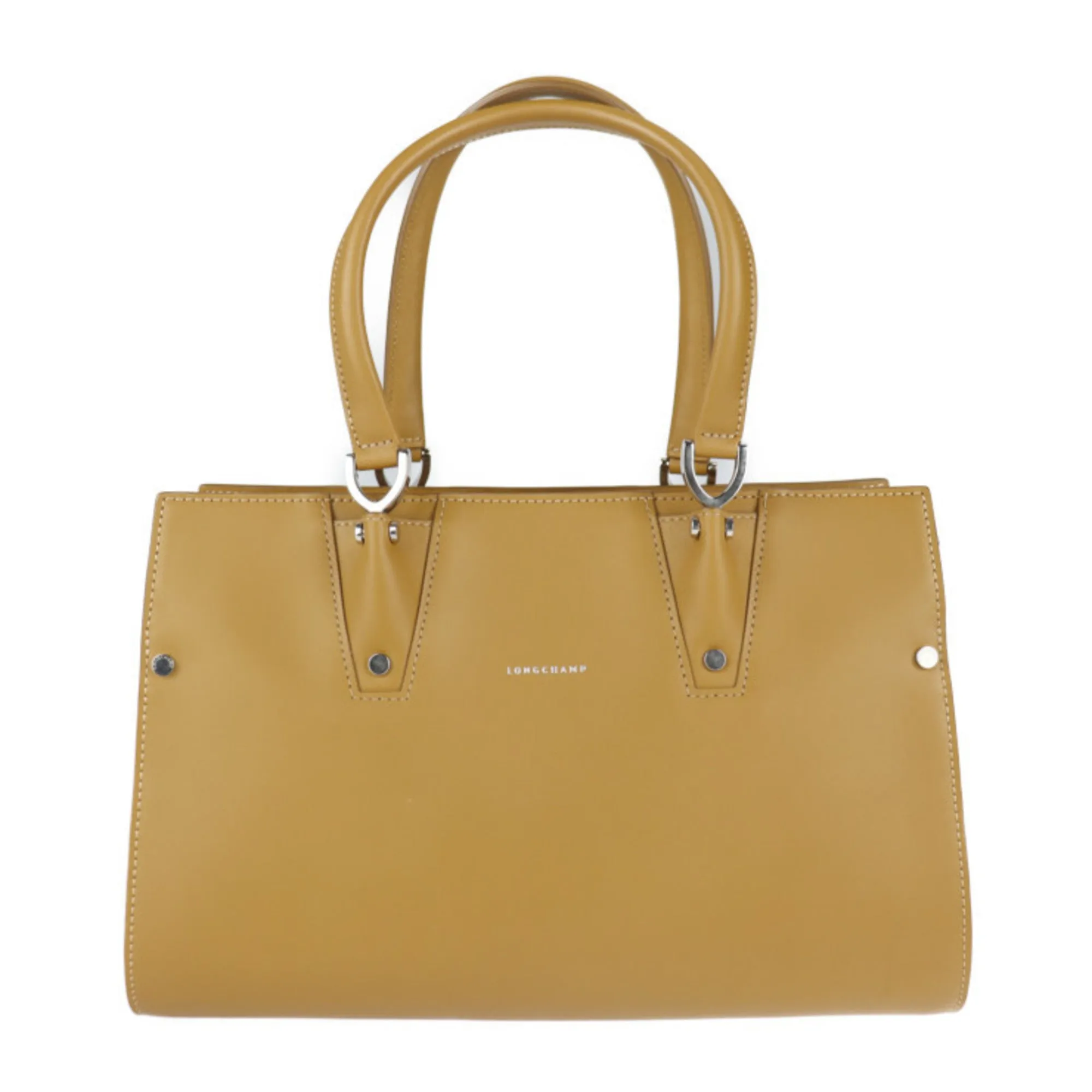 Longchamp  Leather Handbag (Pre-Owned)