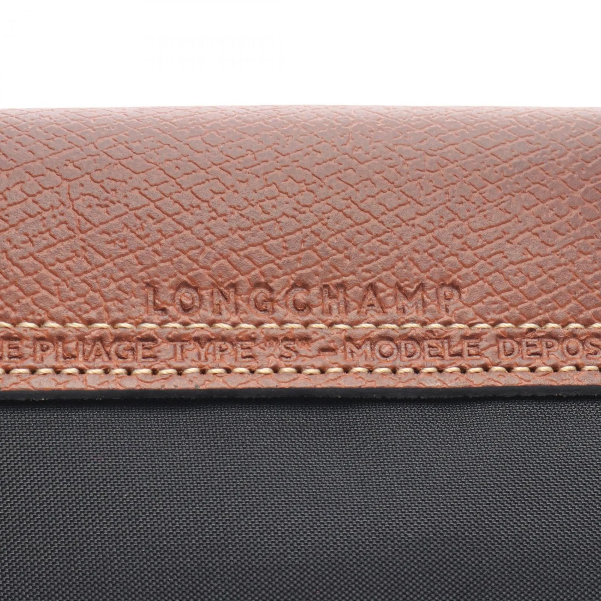 Longchamp   Nylon Leather Handbag
