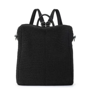 Los Feliz Backpack - Hand Crochet - Black