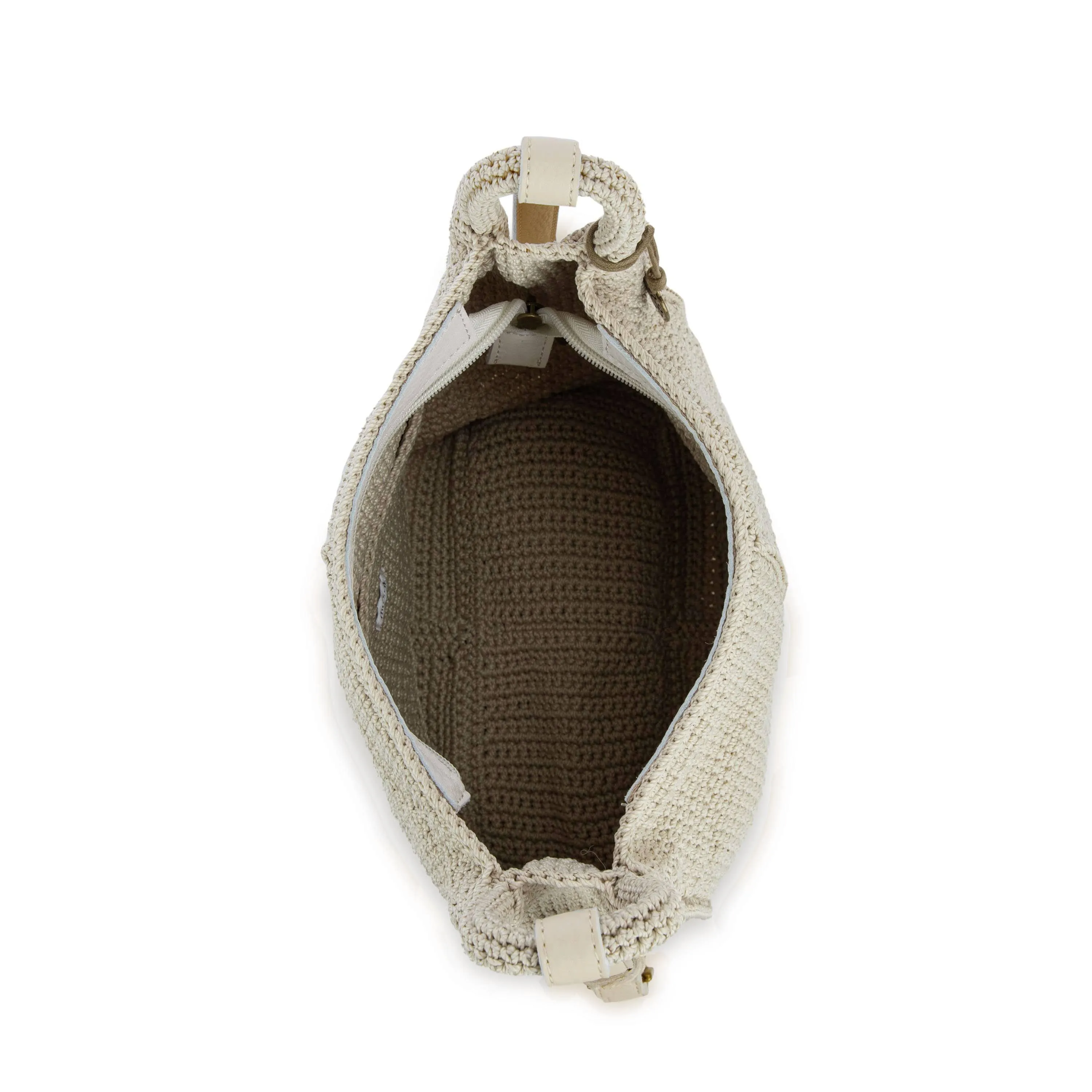 Los Feliz Crossbody - Hand Crochet - Ecru