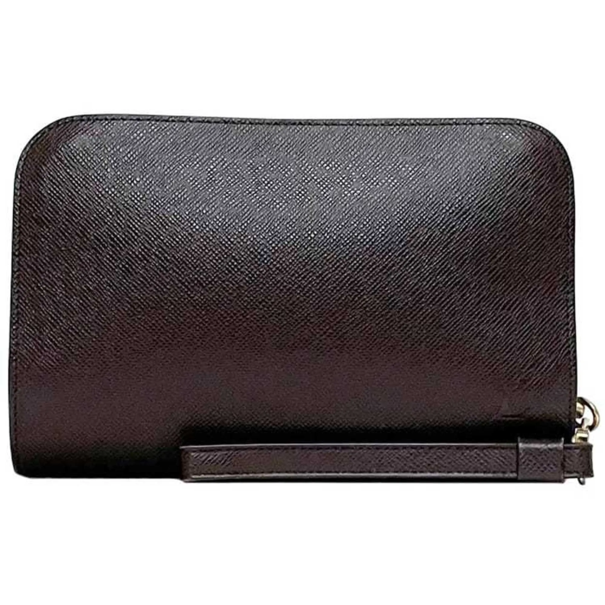 Louis Vuitton Acajou Taiga Leather Clutch Bag (Pre-Owned)