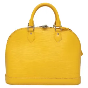 Louis Vuitton Alma Leather Handbag (Pre-Owned)