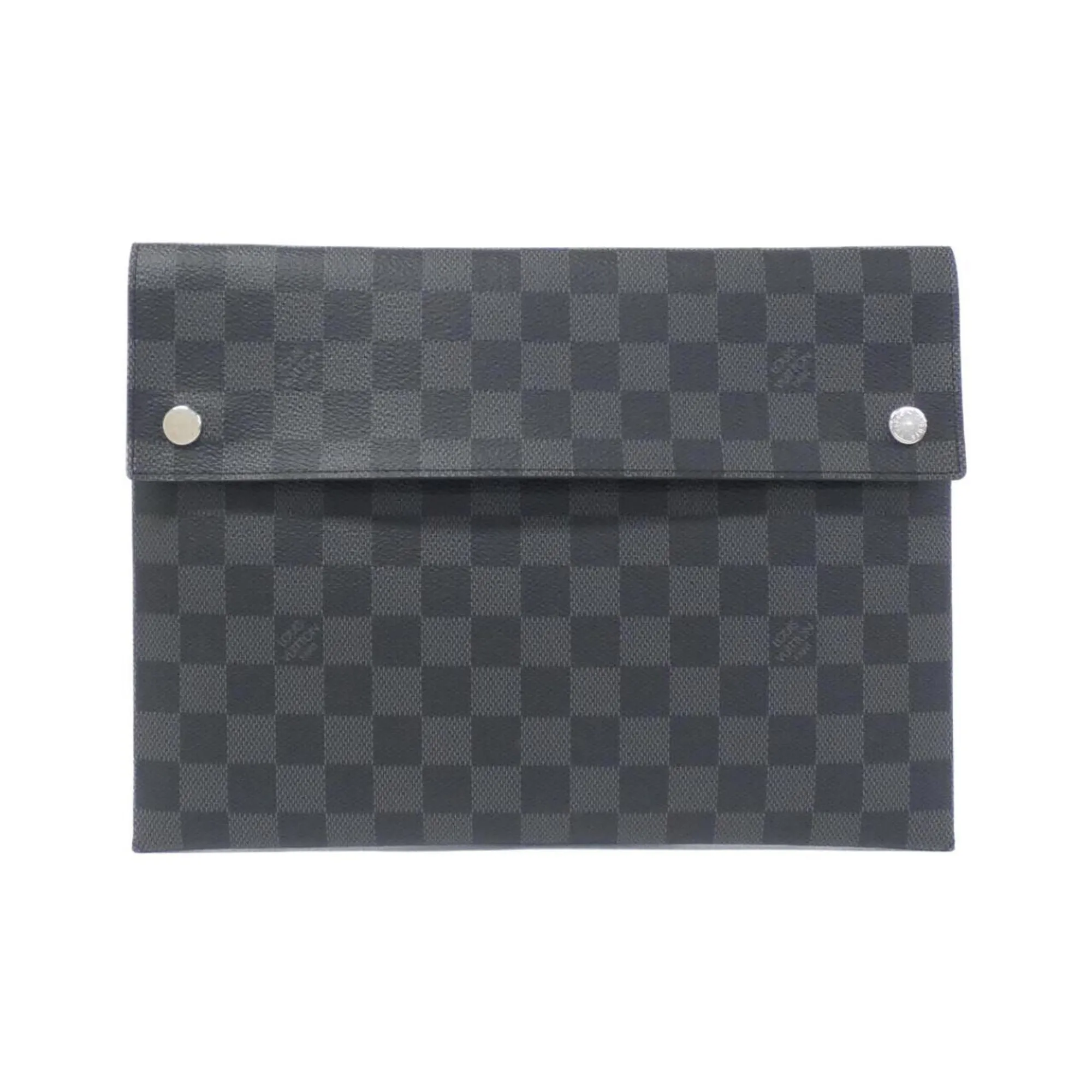 Louis Vuitton Alpha Canvas Clutch Bag (Pre-Owned)