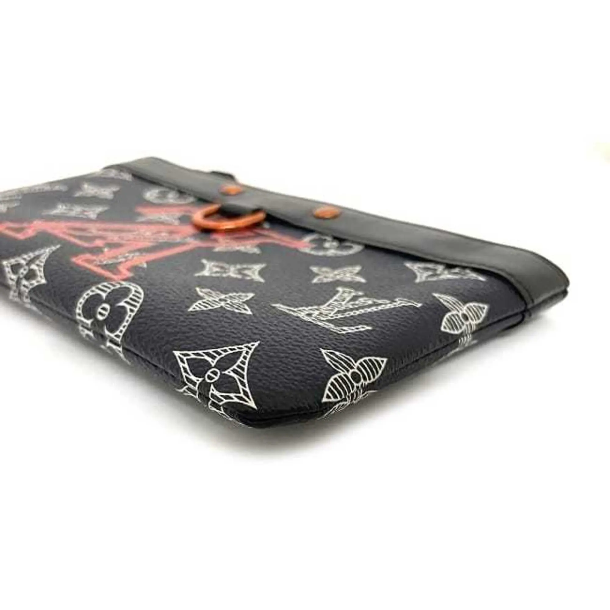 Louis Vuitton Apollo Pochette Canvas Clutch Bag (Pre-Owned)