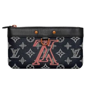 Louis Vuitton Apollo Pochette Canvas Clutch Bag (Pre-Owned)