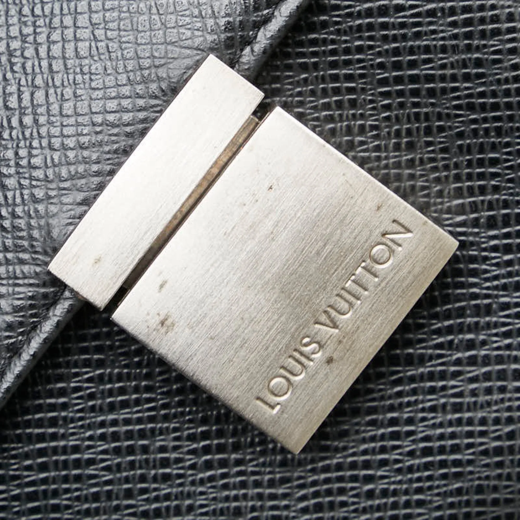 Louis Vuitton Ardoise Leather Clutch Bag (Pre-Owned)