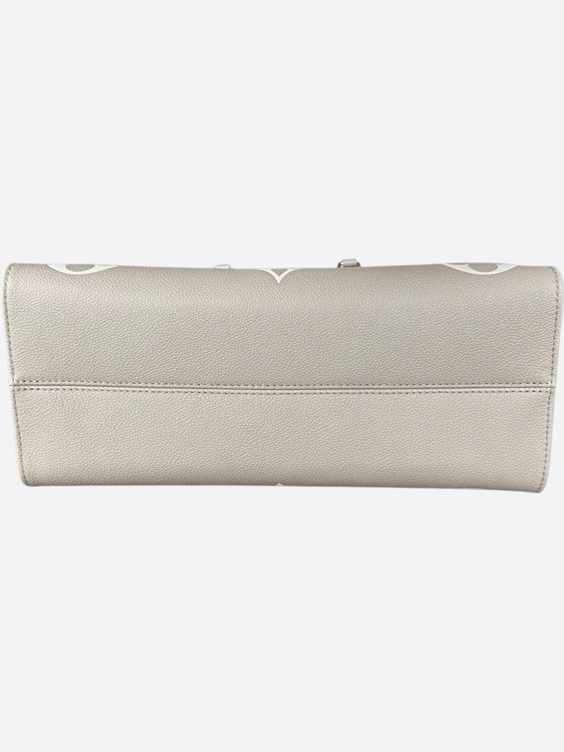 Louis Vuitton Beige & Cream Empreinte Monogram OnTheGo MM