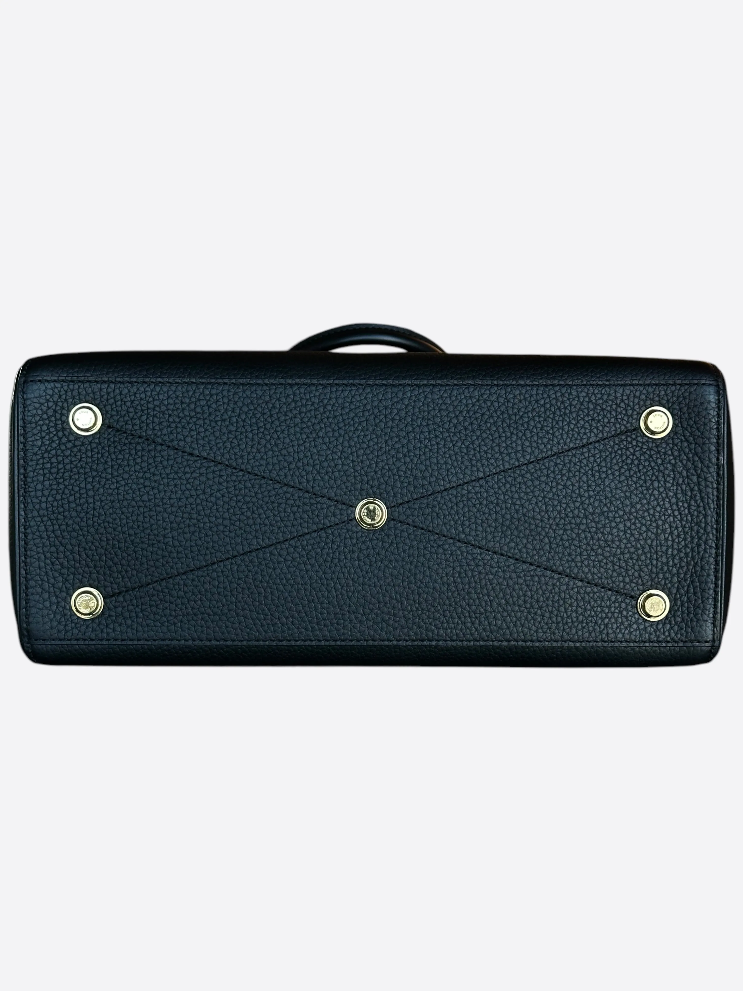 Louis Vuitton Black Taurillon Vendome MM