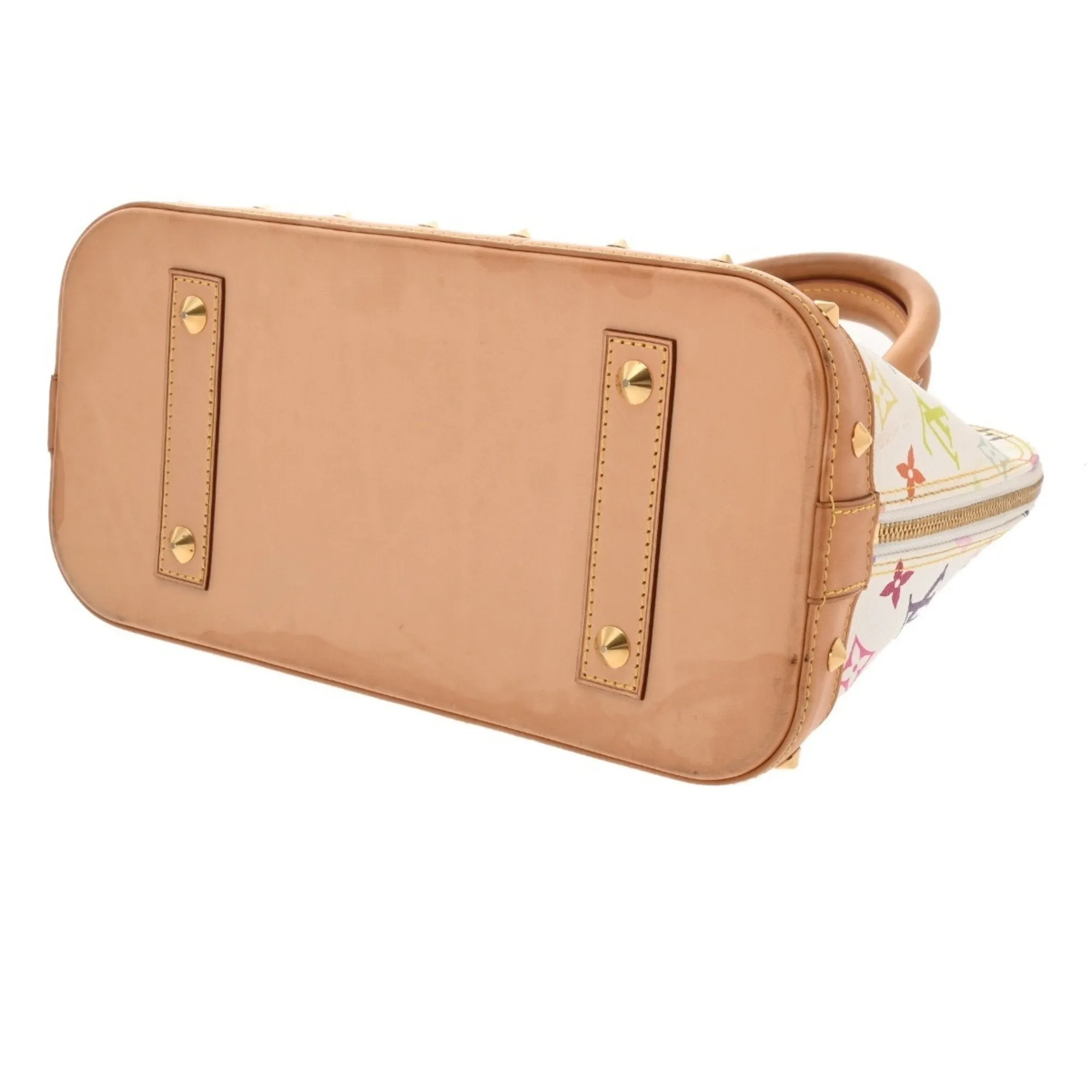 Louis Vuitton Blanc Canvas Handbag (Pre-Owned)