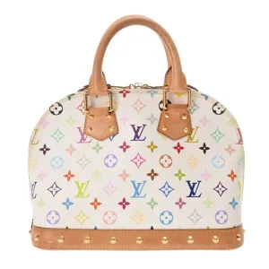 Louis Vuitton Blanc Canvas Handbag (Pre-Owned)