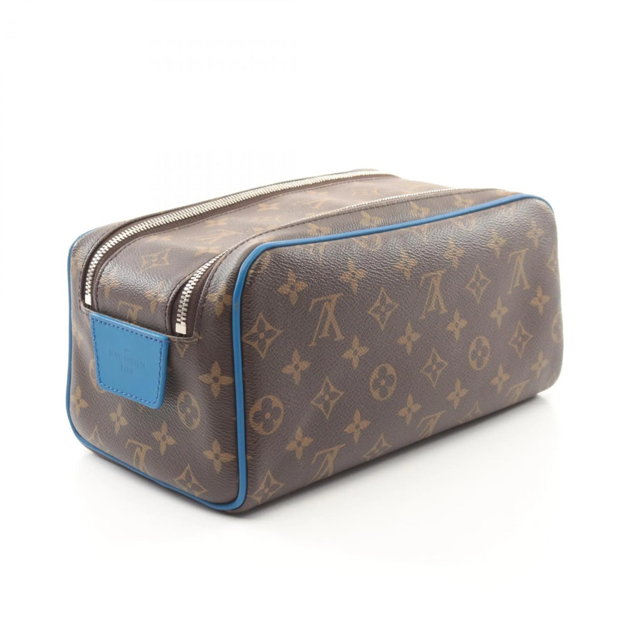 Louis Vuitton blue Coated Canvas Pvc Monogram Leather Clutch Bag (Pre-Owned)