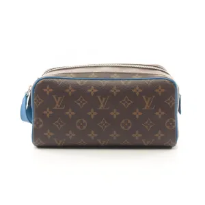 Louis Vuitton blue Coated Canvas Pvc Monogram Leather Clutch Bag (Pre-Owned)