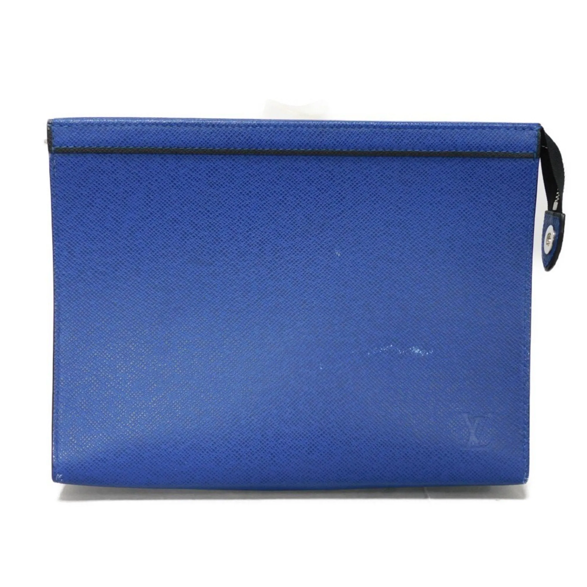 Louis Vuitton blue Cobalt Taiga Leather Clutch Bag Pochette (Pre-Owned)