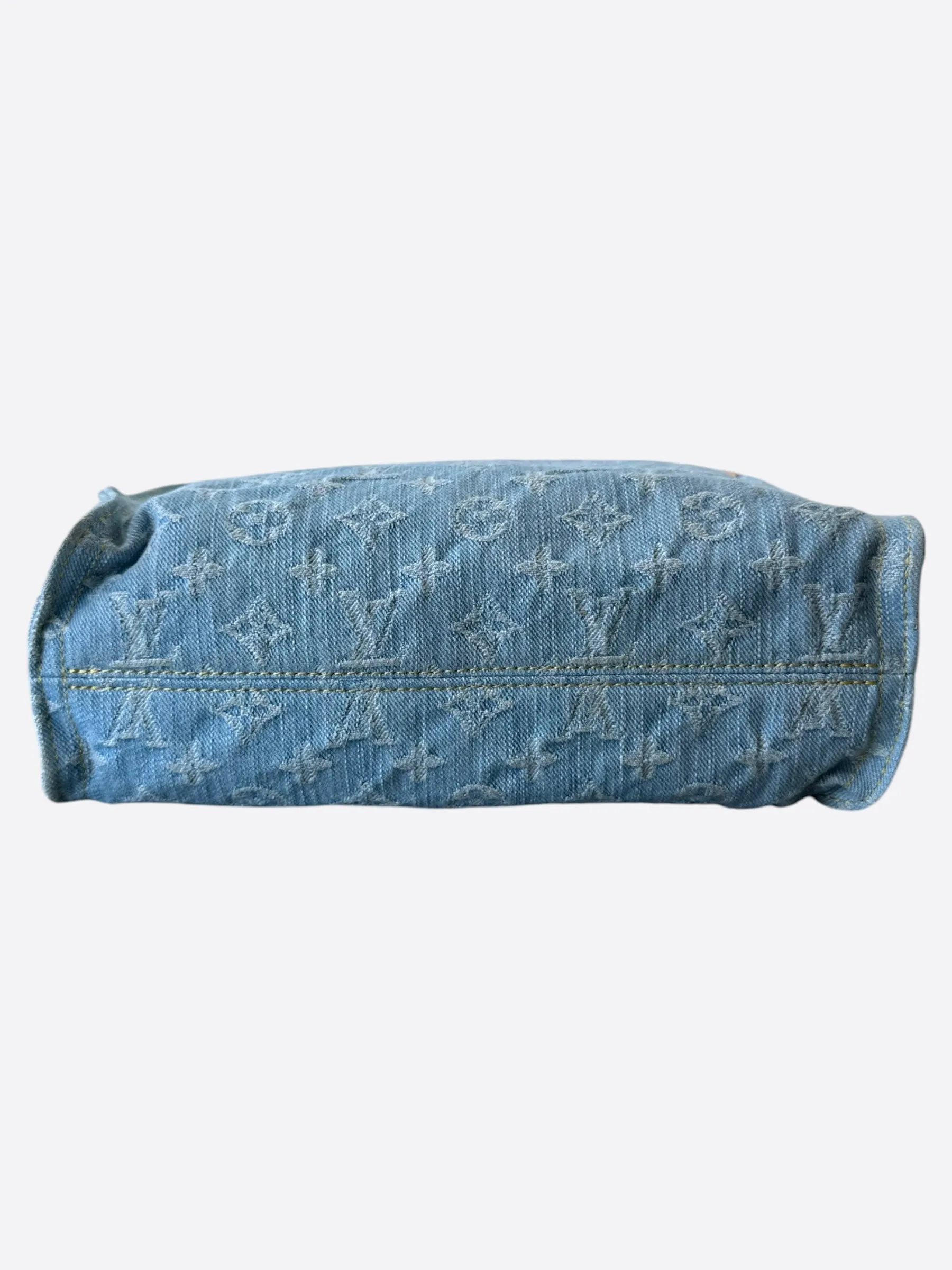 Louis Vuitton Blue Denim Monogram Braided OnTheGo PM