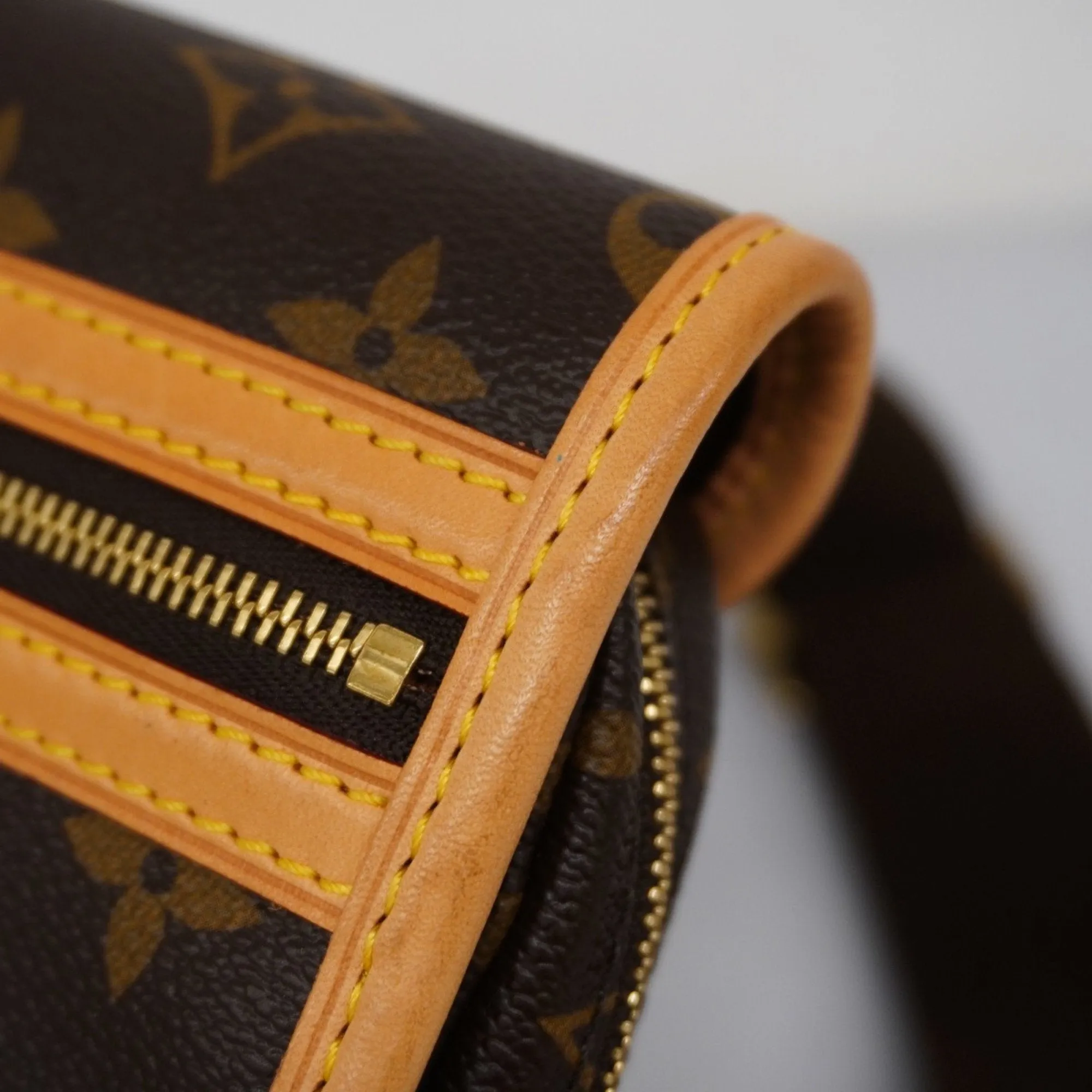 Louis Vuitton Bum Bag Canvas Clutch Bag (Pre-Owned)