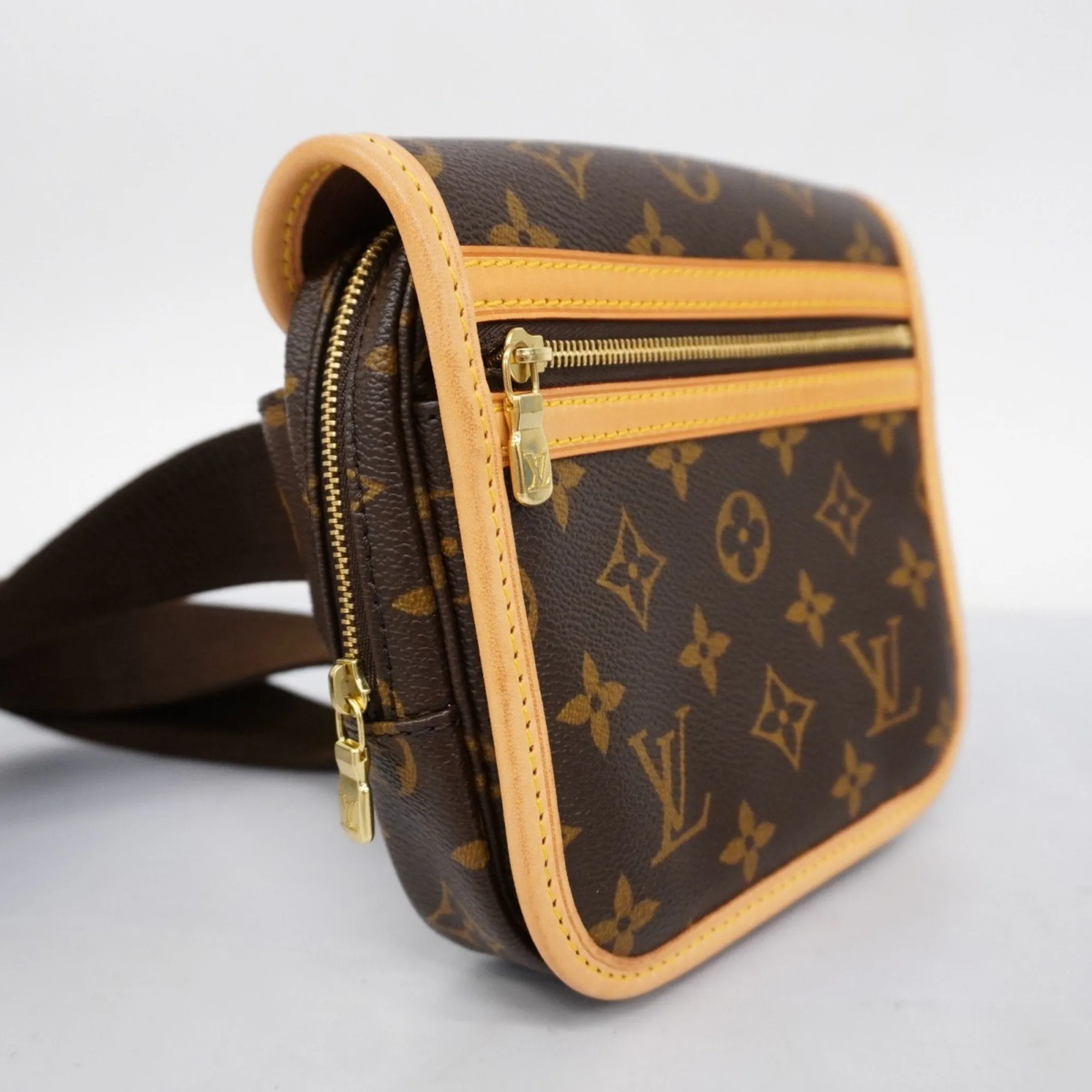 Louis Vuitton Bum Bag Canvas Clutch Bag (Pre-Owned)